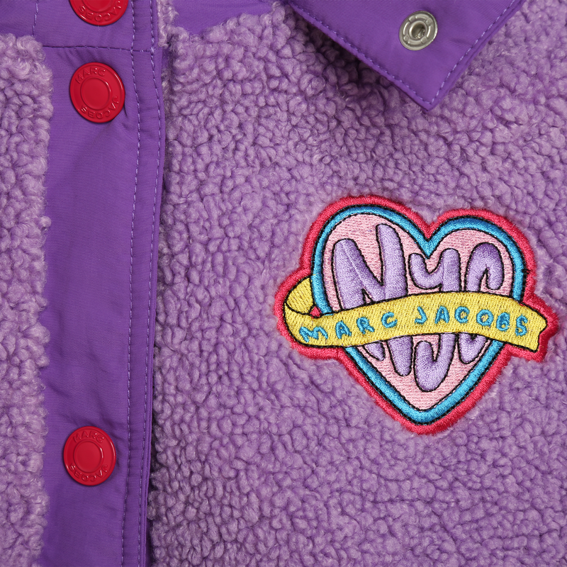 Hooded fleece jacket THE MARC JACOBS 
                    GIRL