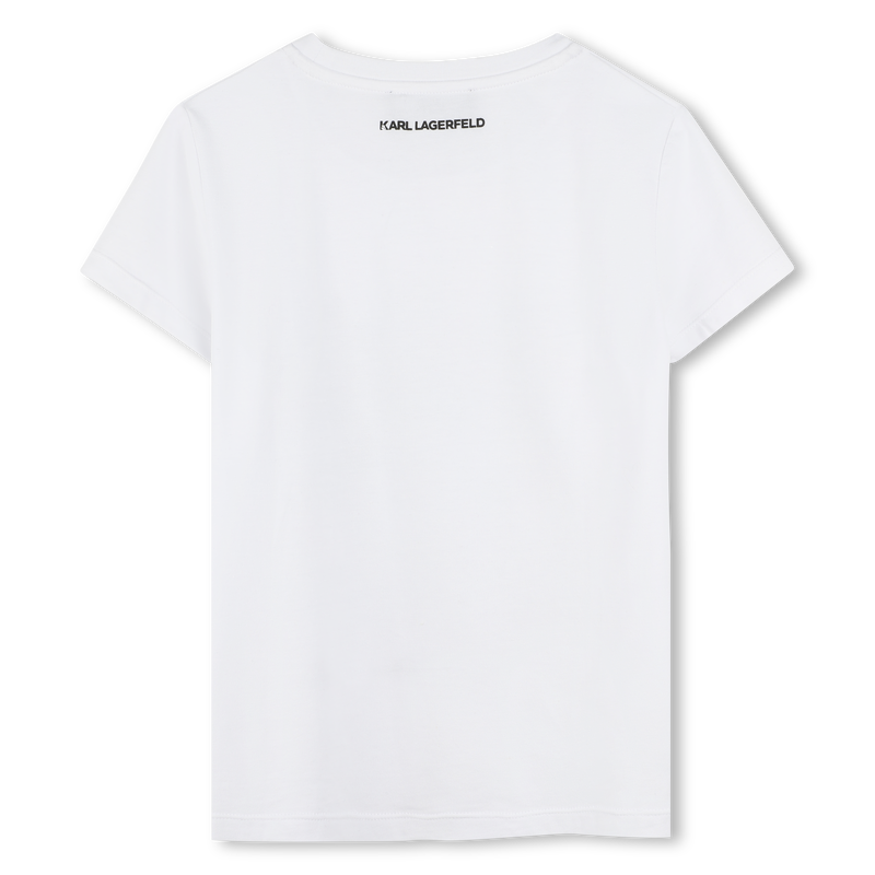 T-shirt with print KARL LAGERFELD KIDS 
                    GIRL