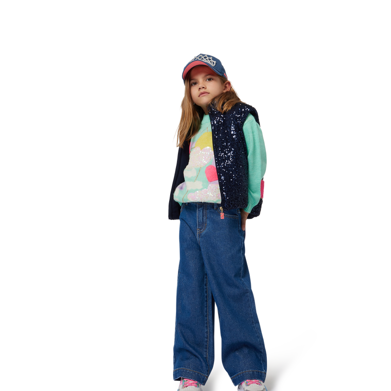 Sleeveless Sequin Puffer BILLIEBLUSH 
                    GIRL