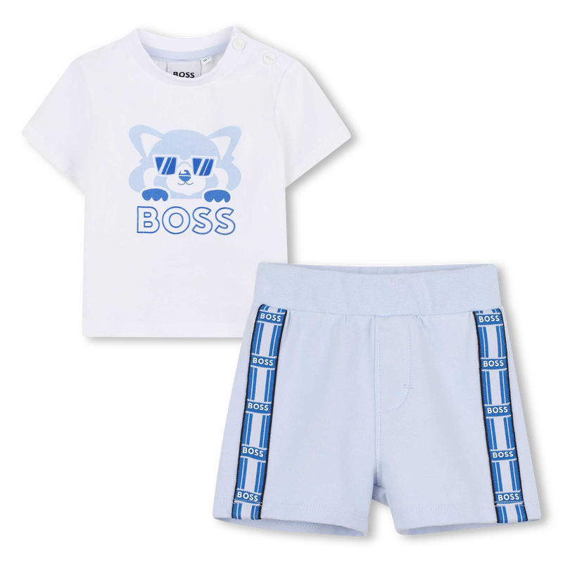 Printed T-shirt and shorts BOSS 
                    BOY