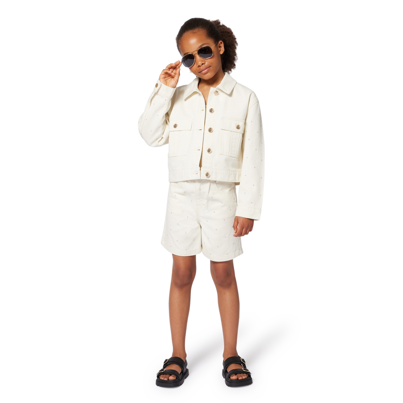 Cotton twill jacket MICHAEL KORS 
                    GIRL