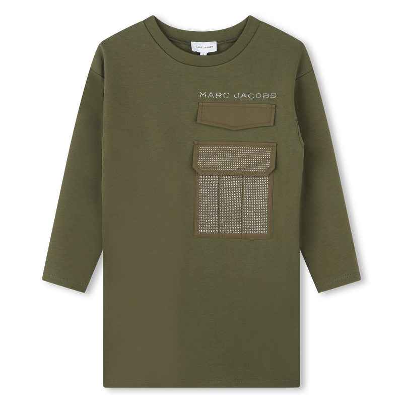 Long-Sleeved Cotton Dress THE MARC JACOBS 
                    GIRL