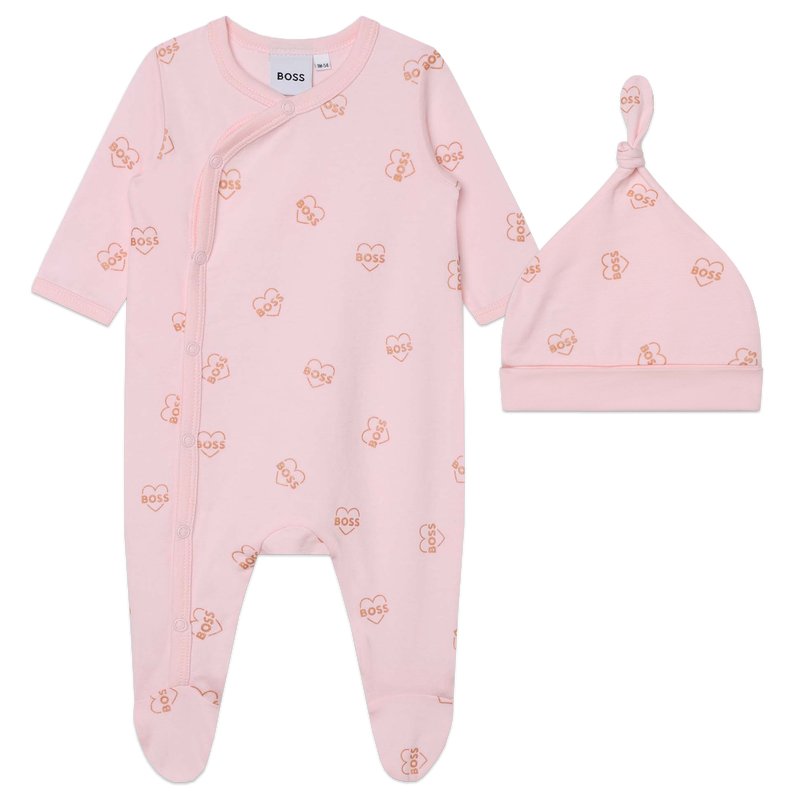 Pajamas and hat matching set BOSS 
                    GIRL
