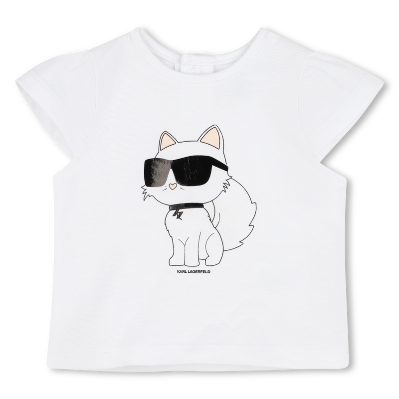 T-shirt and long johns KARL LAGERFELD KIDS 
                    GIRL