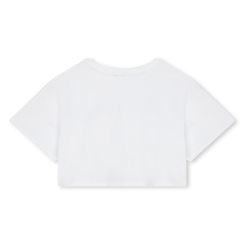 Cropped Cotton T-Shirt THE MARC JACOBS 
                    GIRL