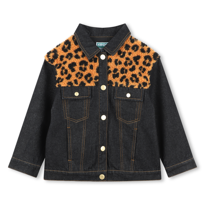 Printed Jean Jacket KENZO KIDS 
                    UNISEX
