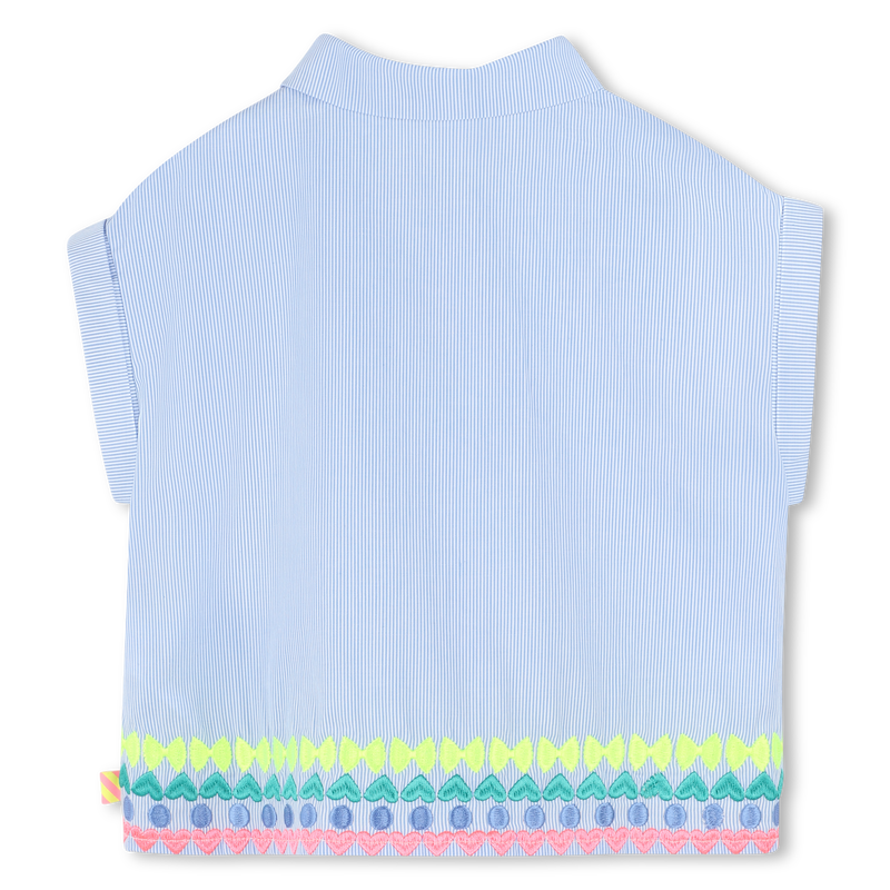 Striped cotton blouse BILLIEBLUSH 
                    GIRL