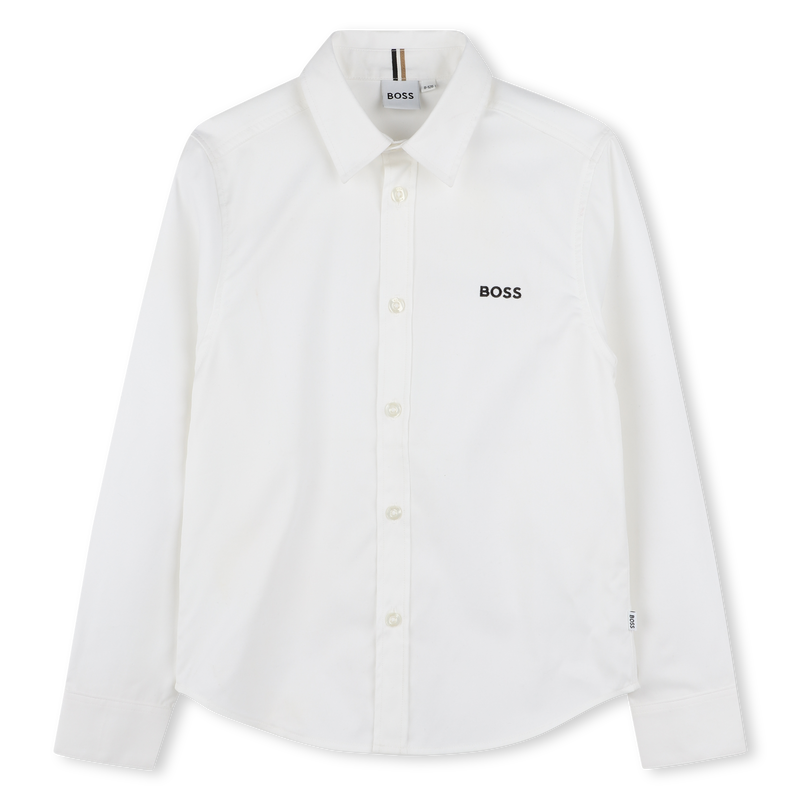 Long-sleeved cotton shirt BOSS 
                    BOY