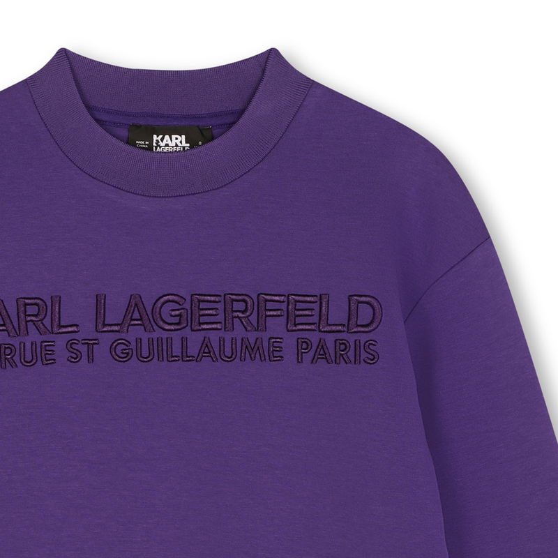Embroidered Sweatshirt KARL LAGERFELD KIDS 
                    BOY