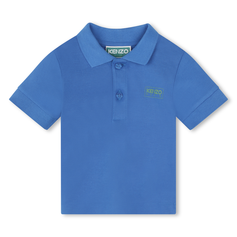 Cotton pique polo shirt KENZO KIDS 
                    BOY