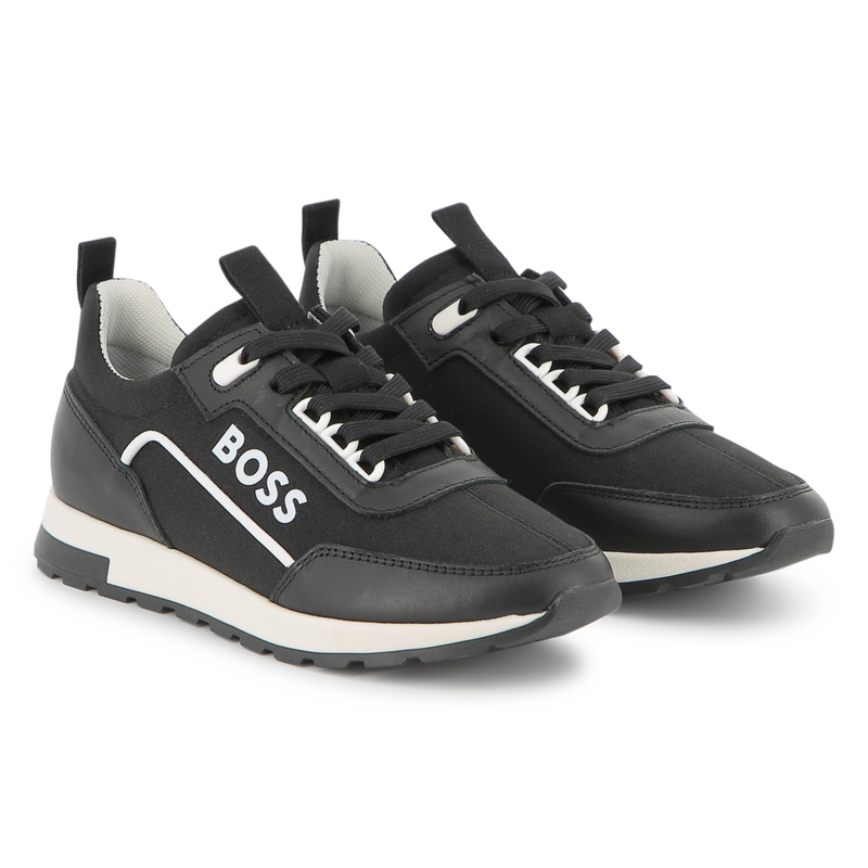 Two-tone lace-up sneakers BOSS 
                    BOY