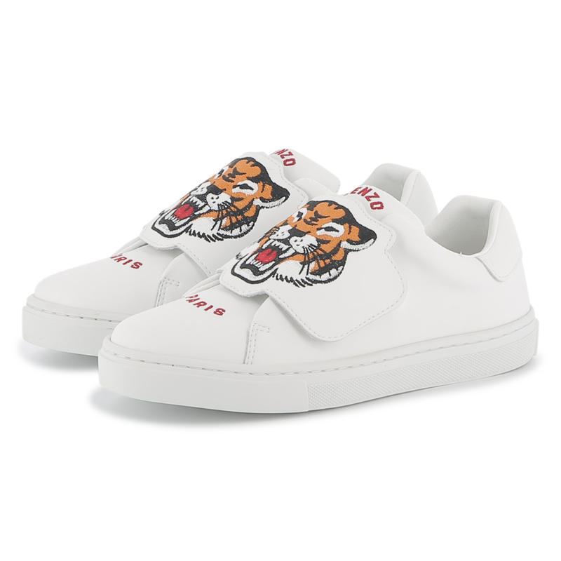 Leather Velcro sneakers KENZO KIDS 
                    UNISEX