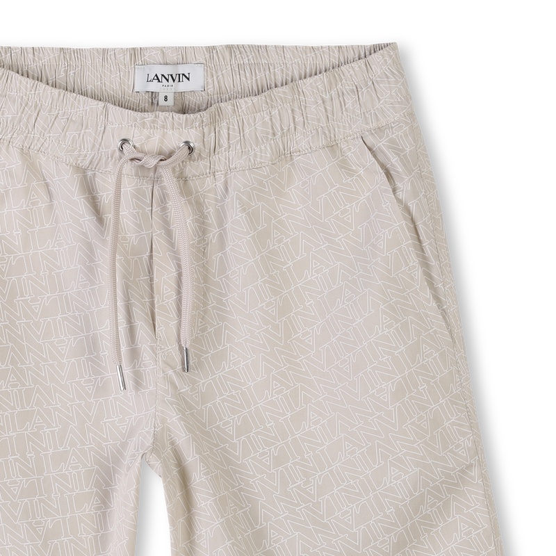 Printed cotton shorts LANVIN 
                    BOY