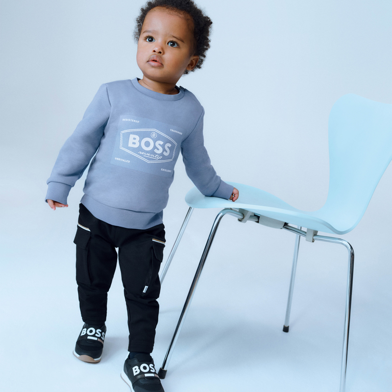 Round-Neck Fleece Sweatshirt BOSS 
                    BOY