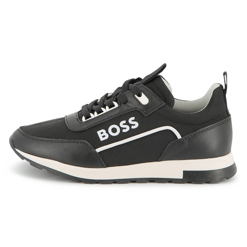Two-tone lace-up sneakers BOSS 
                    BOY
