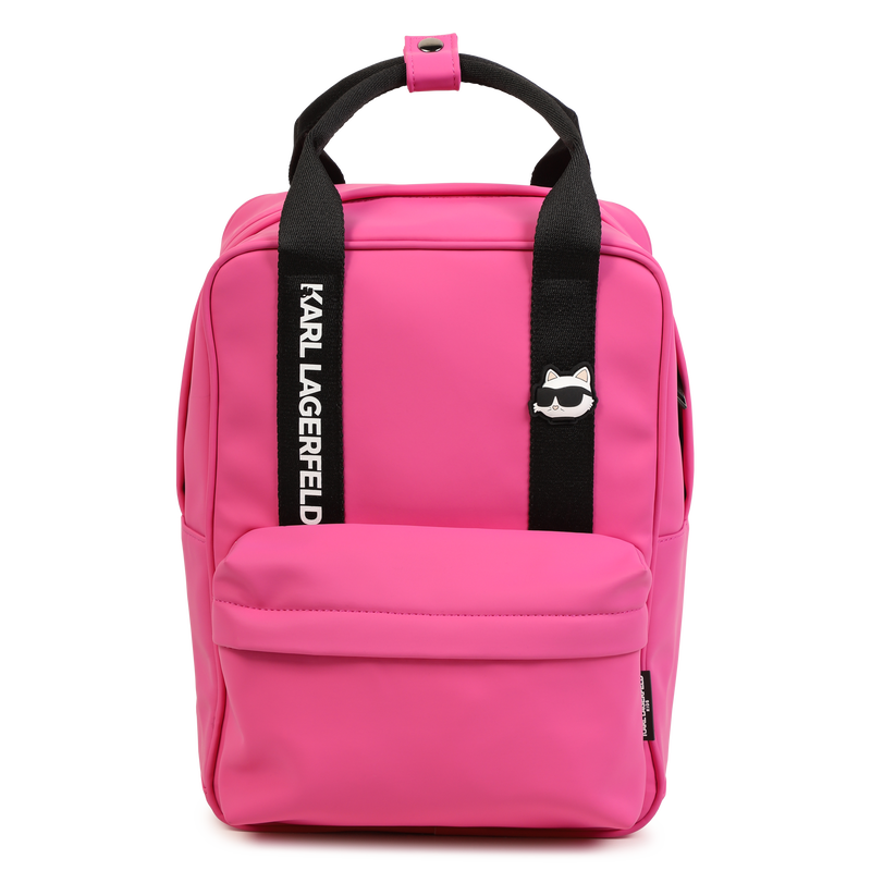 Backpack with double handles KARL LAGERFELD KIDS 
                    GIRL