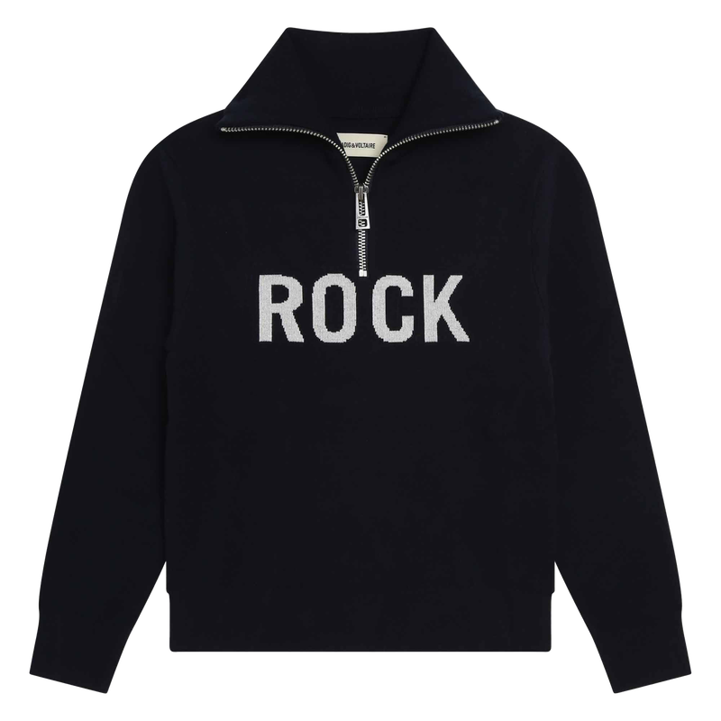 High-neck half-zip pullover ZADIG & VOLTAIRE 
                    BOY