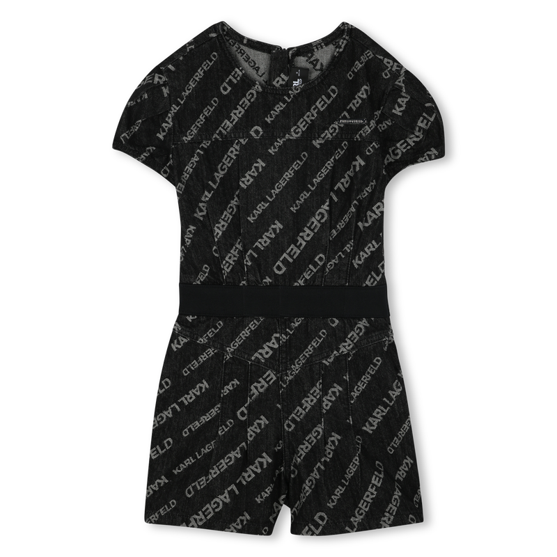 Short cotton romper KARL LAGERFELD KIDS 
                    GIRL
