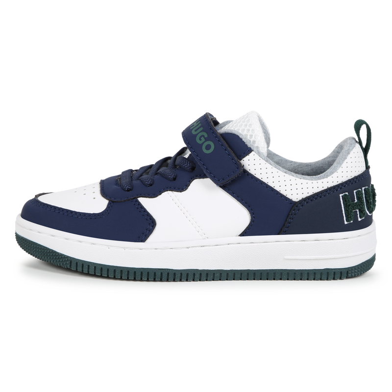 Lace-Up Velcro Sneakers HUGO 
                    BOY