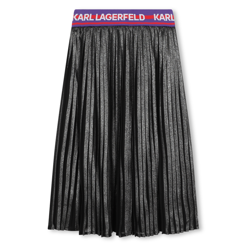 Pleated Midi Skirt KARL LAGERFELD KIDS 
                    GIRL