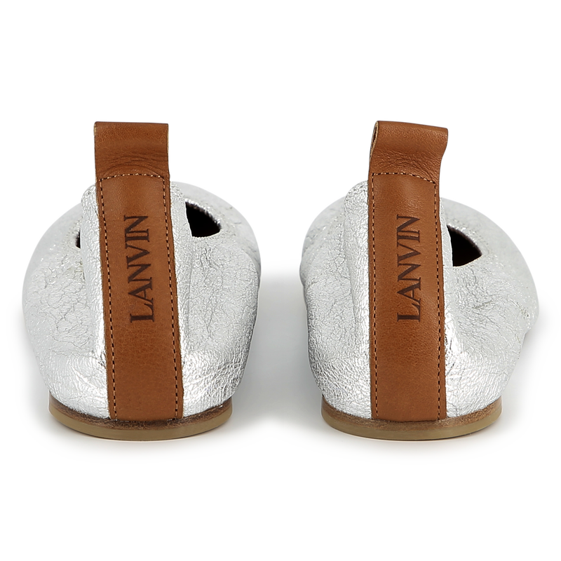 Leather ballet pumps LANVIN 
                    GIRL