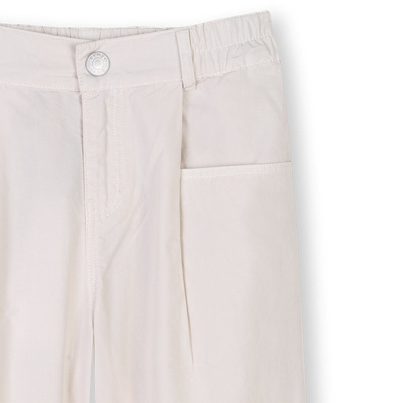 Flared poplin trousers KENZO KIDS 
                    GIRL