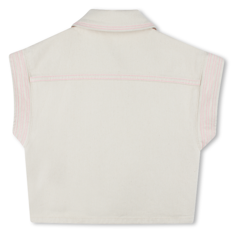 Short-sleeved cotton jacket BILLIEBLUSH 
                    GIRL