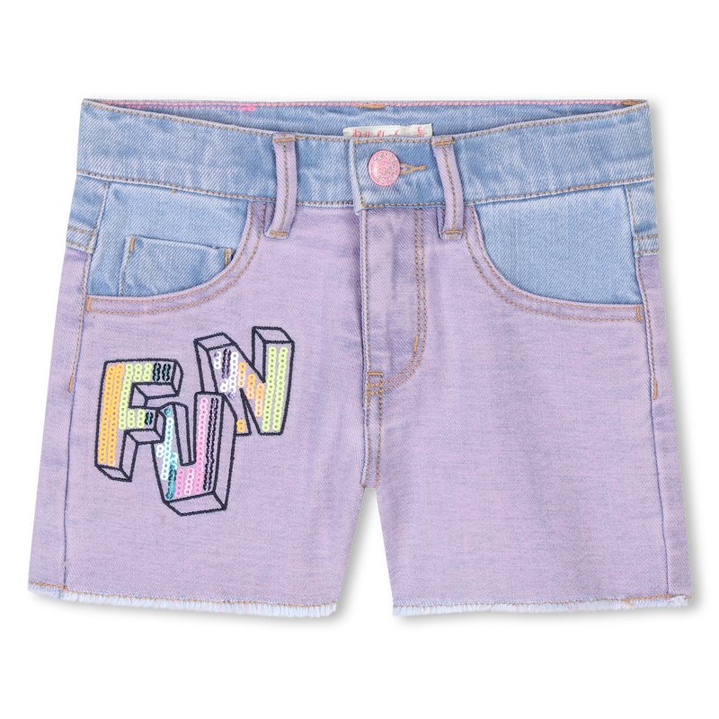 Sequin denim shorts BILLIEBLUSH 
                    GIRL