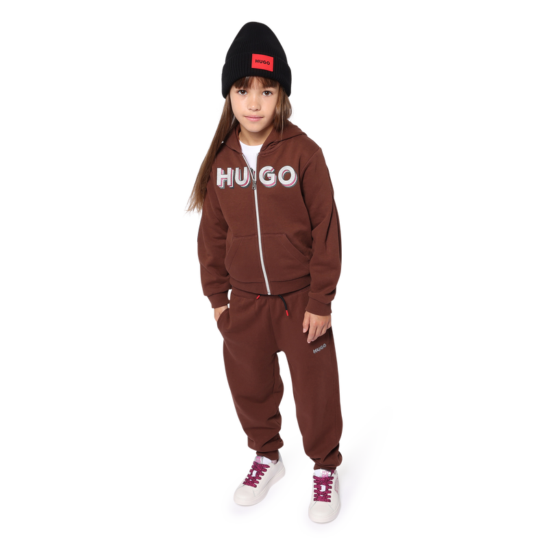 Printed Lace-Up Sneakers HUGO 
                    GIRL