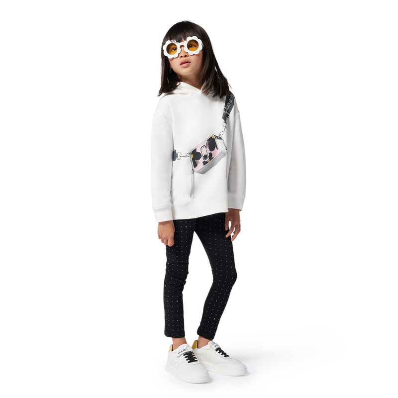 Plain leggings with diamantés THE MARC JACOBS 
                    GIRL