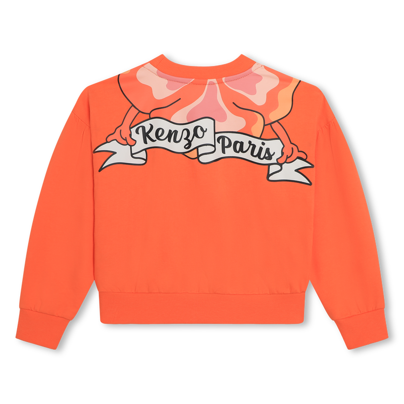 Lightweight fleece sweatshirt KENZO KIDS 
                    GIRL