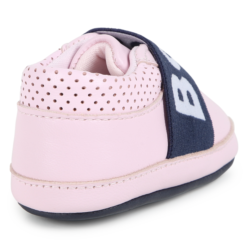Elasticated Leather Slippers BOSS 
                    GIRL
