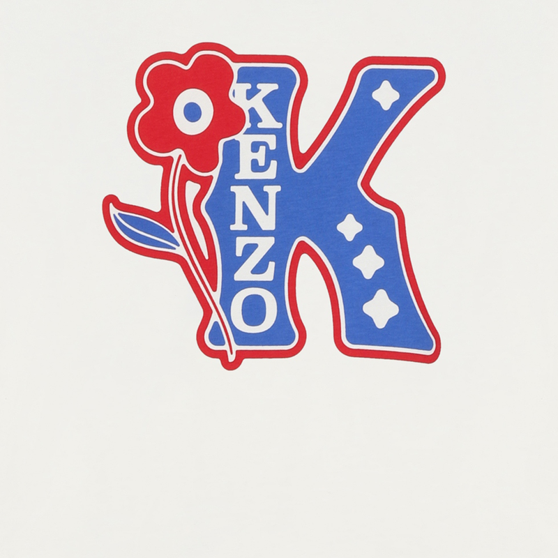 Long-Sleeved Cotton T-Shirt KENZO KIDS 
                    GIRL