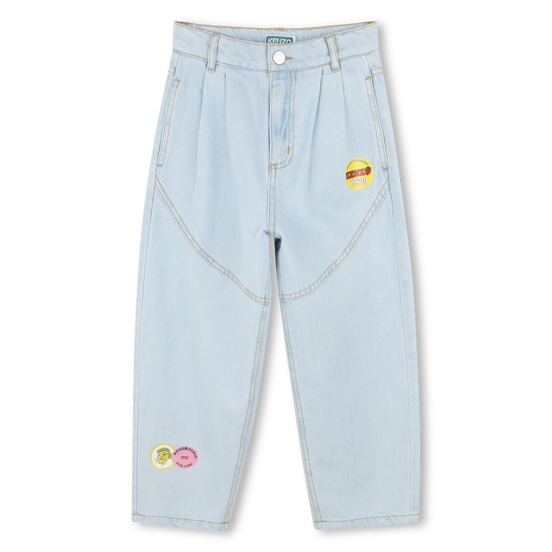 Elasticated waist jeans KENZO KIDS 
                    GIRL