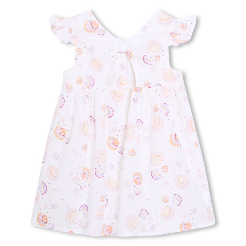 Accessorized cotton dress CARREMENT BEAU 
                    GIRL