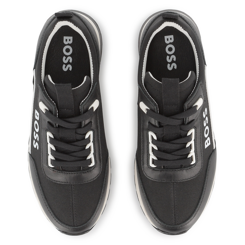 Two-tone lace-up sneakers BOSS 
                    BOY