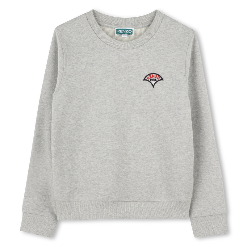 Embroidered cotton sweatshirt KENZO KIDS 
                    BOY