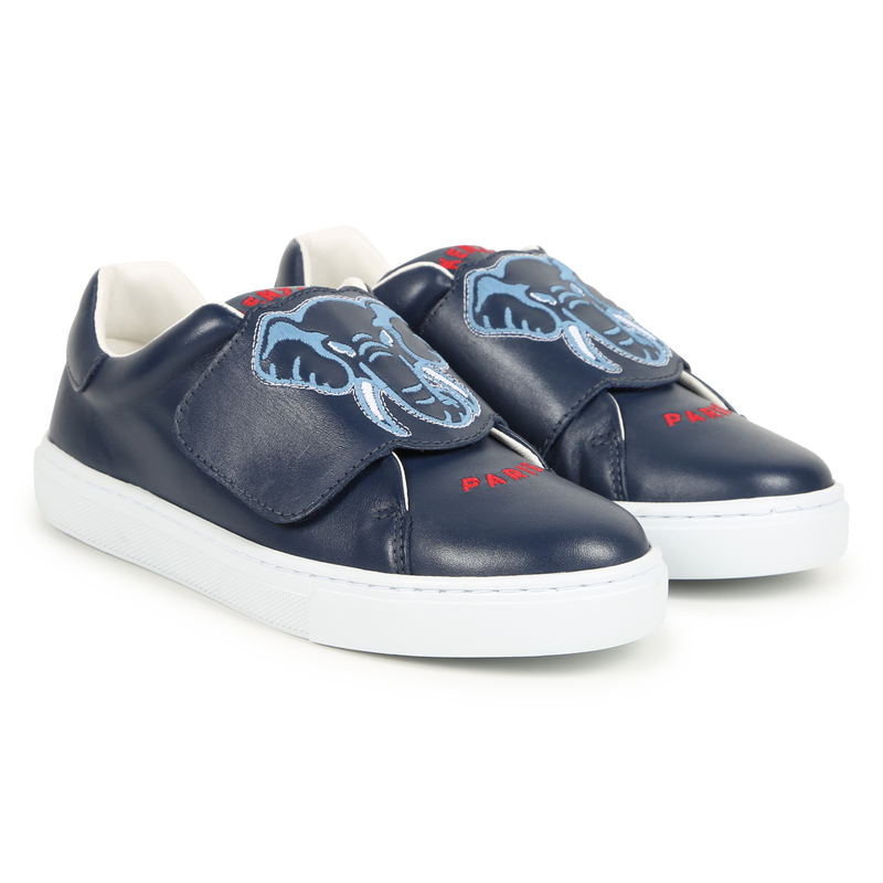 Leather Velcro Sneakers KENZO KIDS 
                    UNISEX