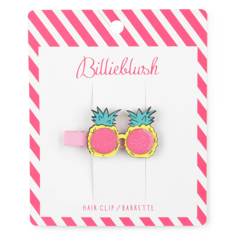 Hair clip with illustration BILLIEBLUSH 
                    GIRL