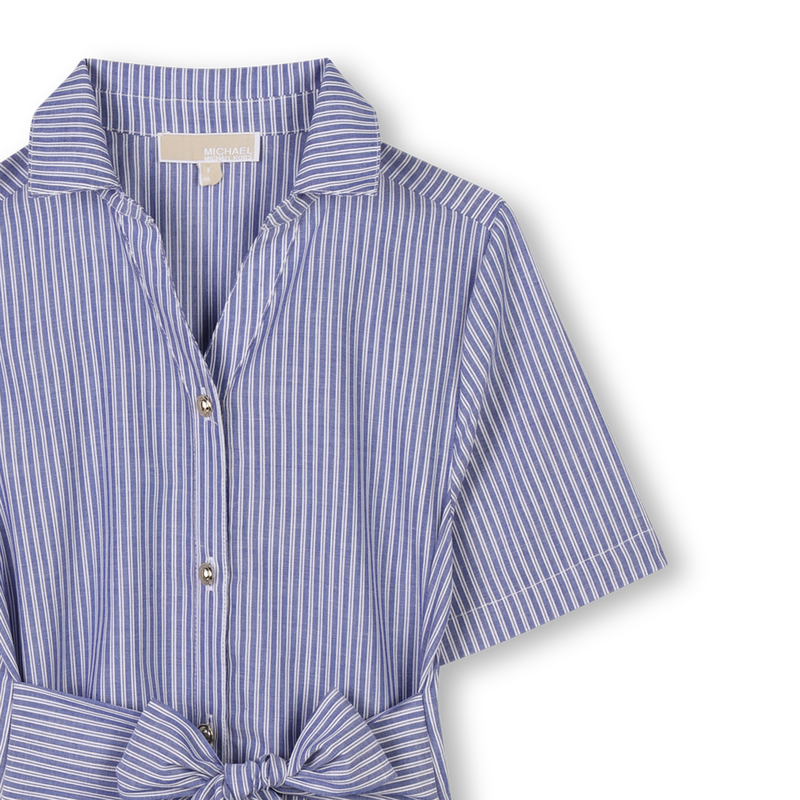 Short-sleeved shirt dress MICHAEL KORS 
                    GIRL