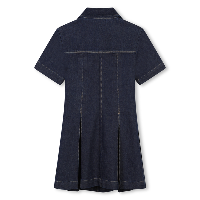 Short-Sleeved Denim Dress LANVIN 
                    GIRL
