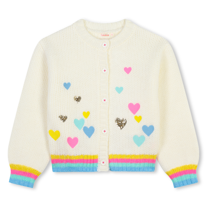 Knitted Button-Up Cardigan BILLIEBLUSH 
                    GIRL