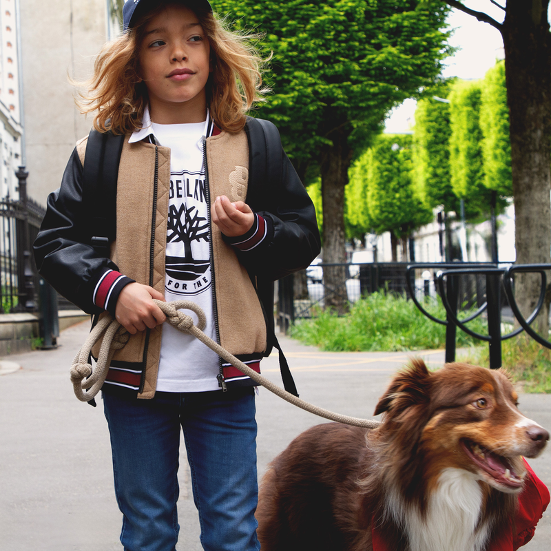 Wool-Blend Bomber Jacket BOSS 
                    BOY