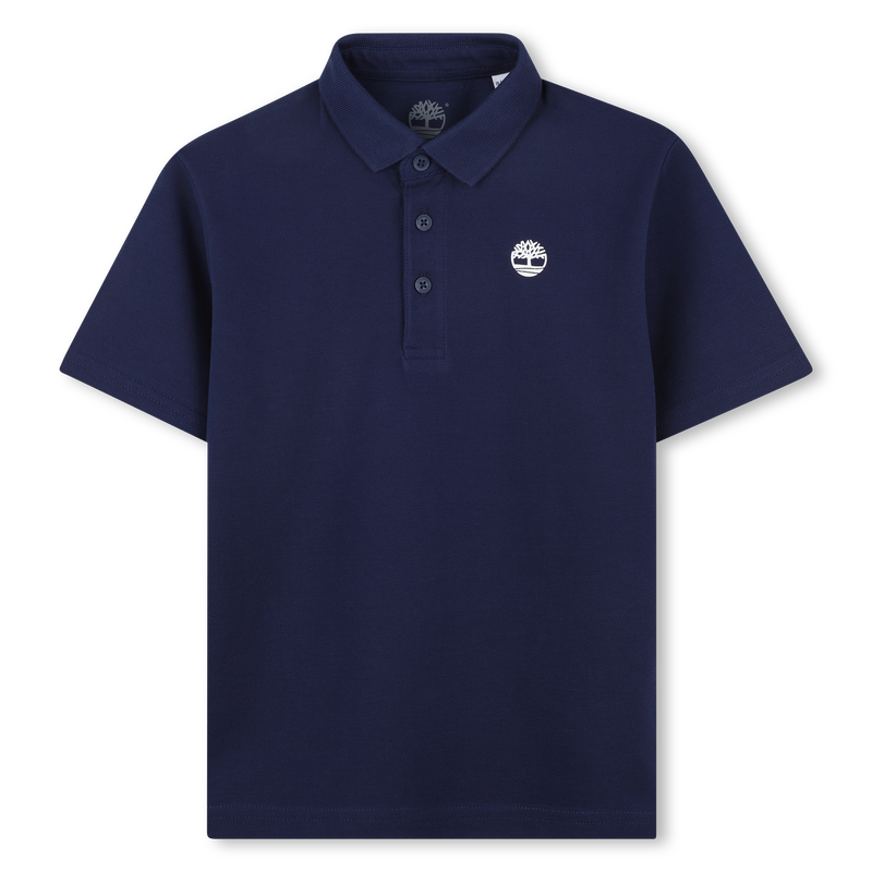 Plain polo with logo on chest TIMBERLAND 
                    BOY