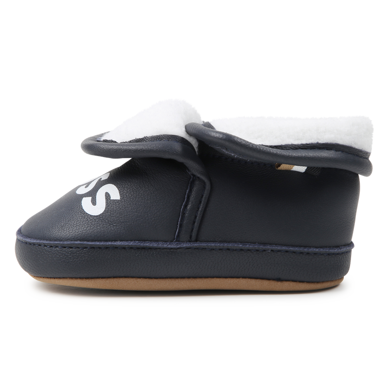 Elasticated Leather Slippers BOSS 
                    UNISEX