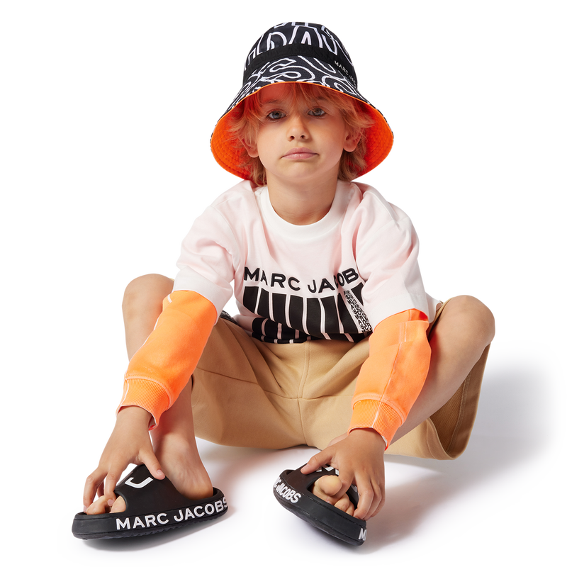Cotton fleece Bermuda shorts THE MARC JACOBS 
                    BOY