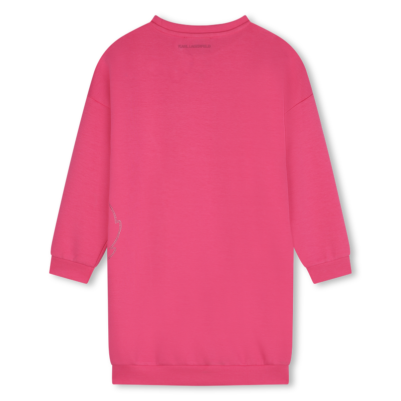 Straight Diamanté Dress KARL LAGERFELD KIDS 
                    GIRL