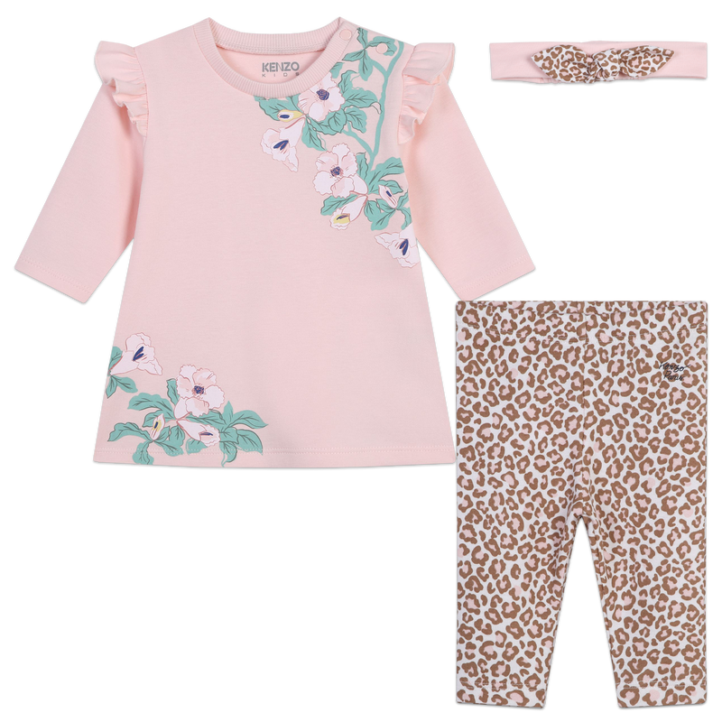 Dress, Leggings & Headband KENZO KIDS 
                    GIRL