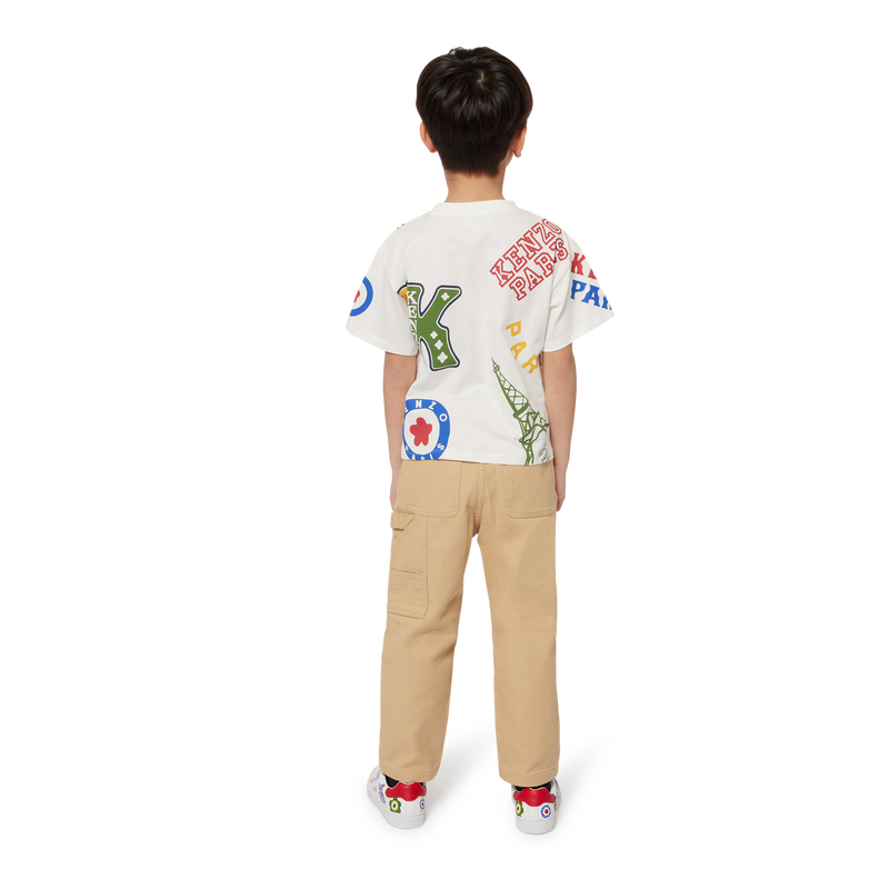 Leather Velcro Sneakers KENZO KIDS 
                    BOY