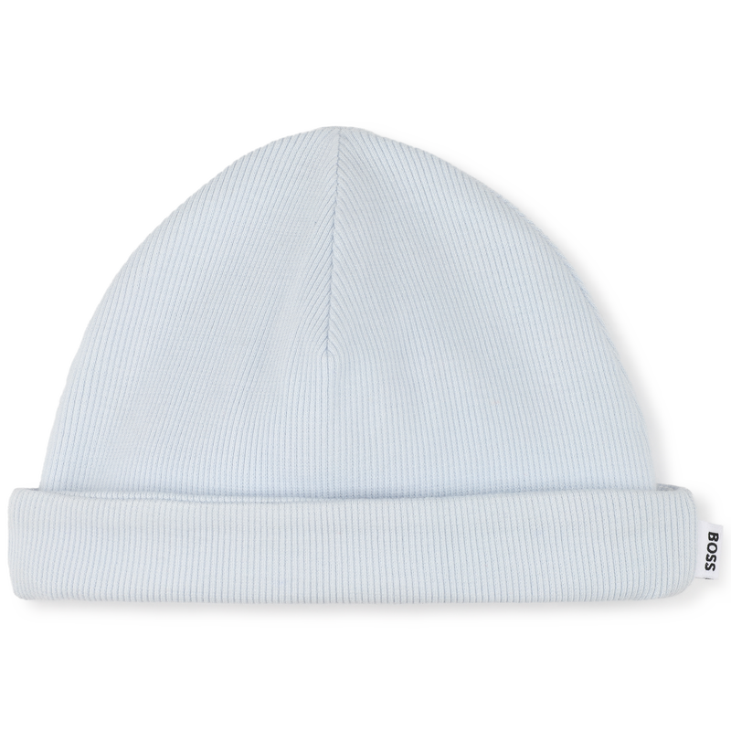 Cotton hat with turn-up BOSS 
                    BOY